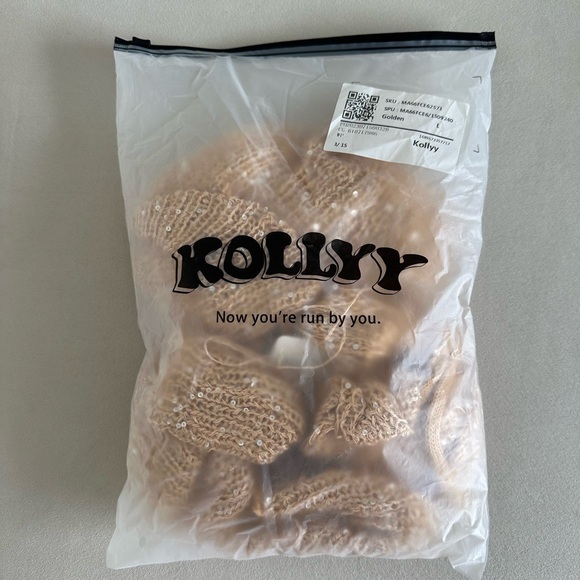 KOLLYY Knit Golden Three Piece Set - Picture 4 of 4